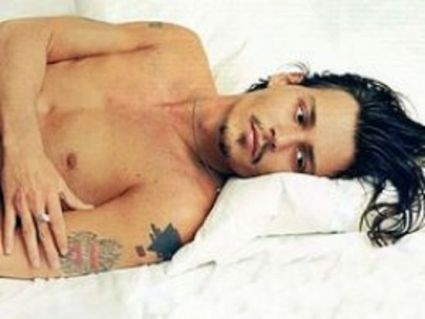 Johnny Depp Triangle Tattoo